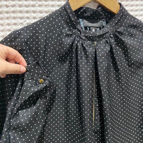 🍎 WORTHINGTON POLKA DOT BLOUSE - Picture 3 of 6